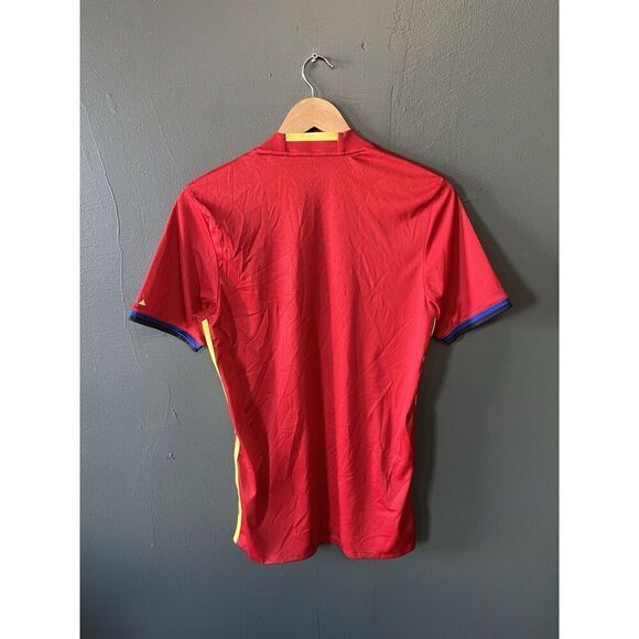 Adidas Adizero Authentic Spain 2016 Euros Home Jersey Size Men's Medium - Picture 2 of 3